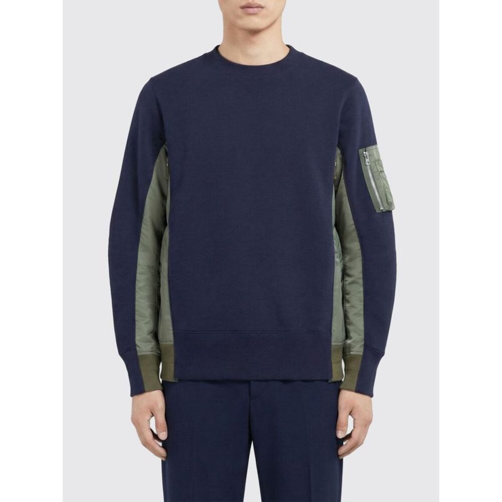 Sacai Sweatshirt Men Blue